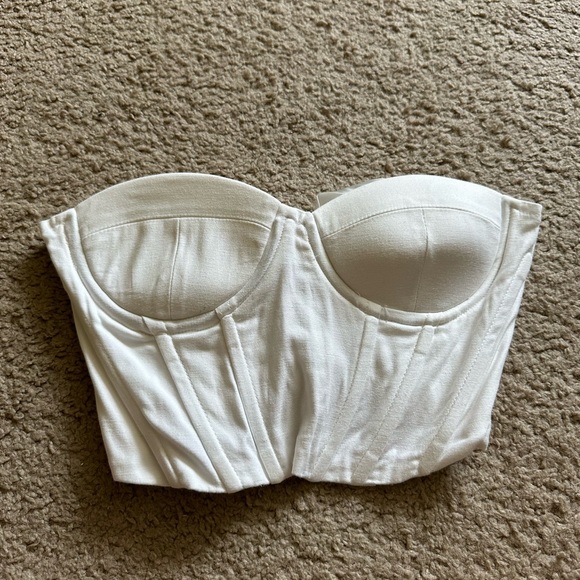 Princess Polly White Corset Top - Picture 2 of 4